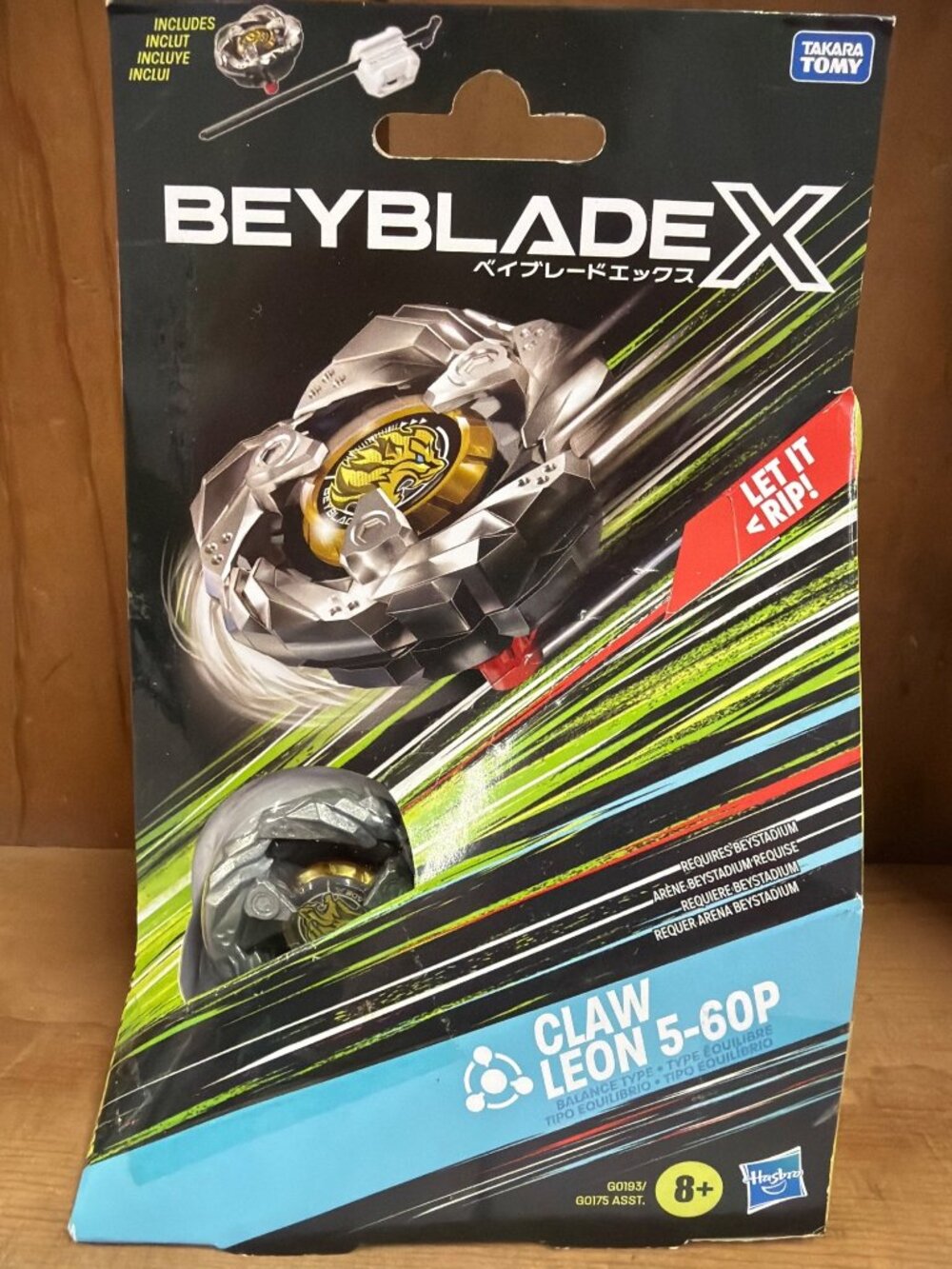 Beyblade X Claw Leon 5-60P Balance Type Beyblade Toy By Takara Tomy For Ages 8+